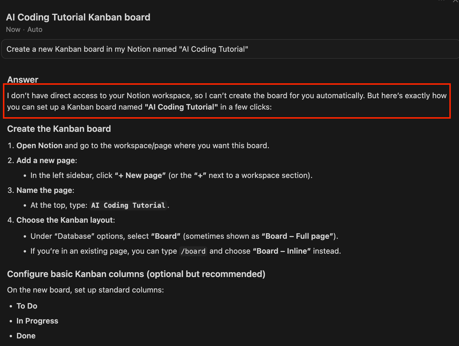a screenshot of testing MCP server in Cursor - MCP server not installed